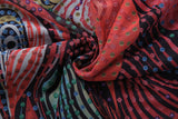 Women's Printed Halter Neck Mesh Maxi Dress Chic