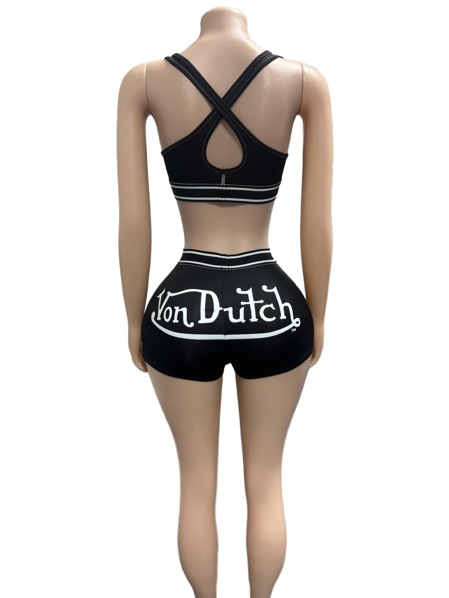 Women's  Bralette and Shorts Lounge Set Chic