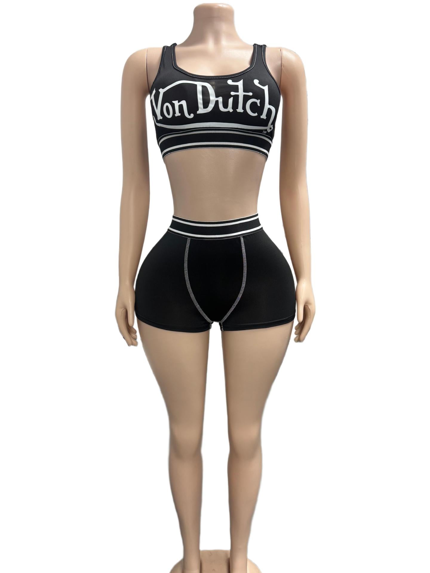 Women's  Bralette and Shorts Lounge Set Chic