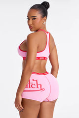 Women's  Bralette and Shorts Lounge Set Chic
