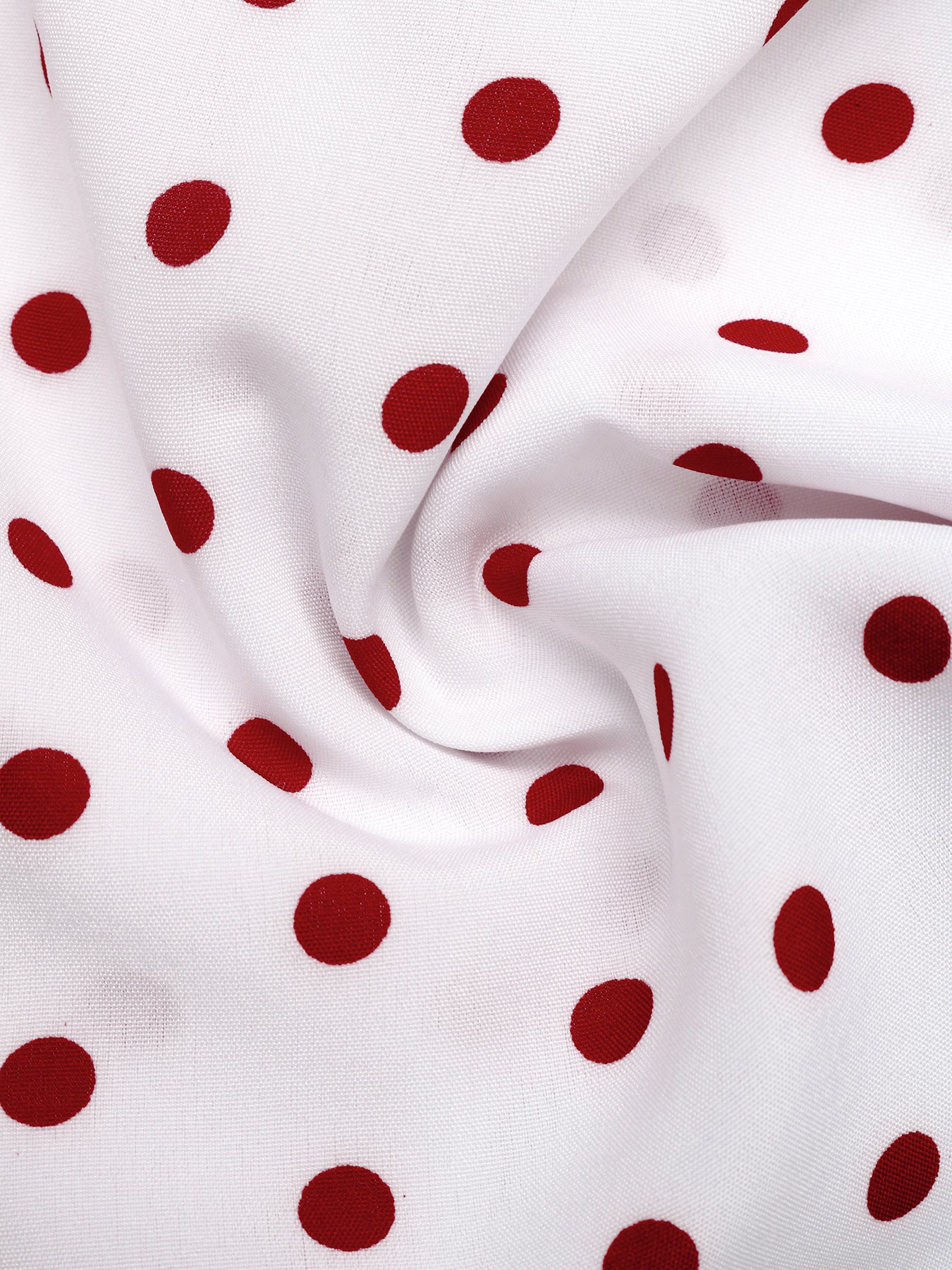 Women's Red Polka Dot Ruched Peplum Cami Tank Top