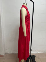 Women's Summer Sleeveless Collared Dress