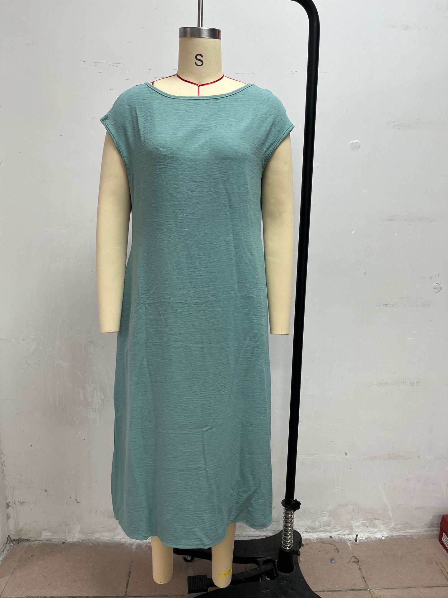 Women's Casual Side Slit Maxi Lounge Dress