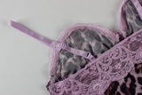 Women's   Lace Trim Cami & Shorts Lounge Set