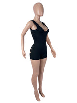Women's Cutout Sleeveless Romper