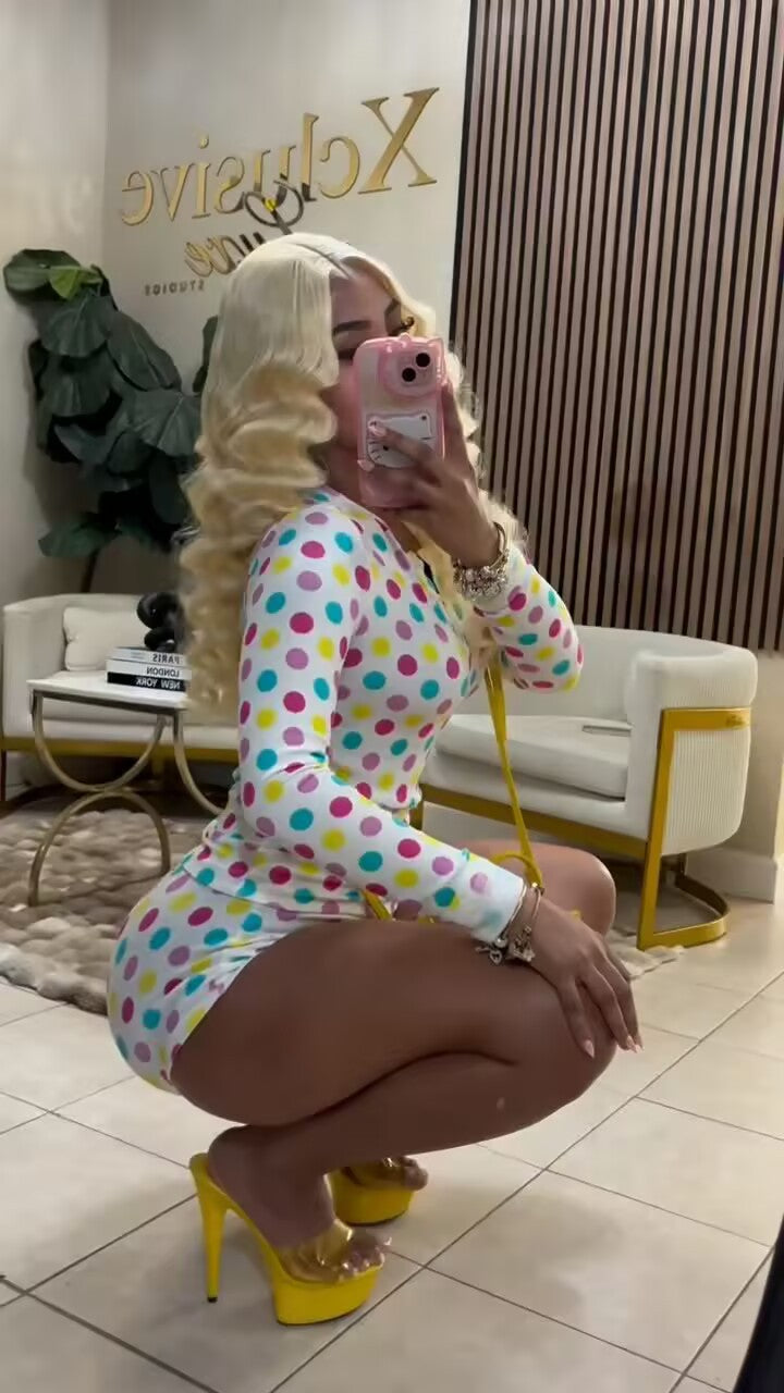 Women's Polka Dot Long Sleeve Romper