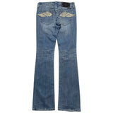 Women's Embroidered Wing Bootcut Jeans