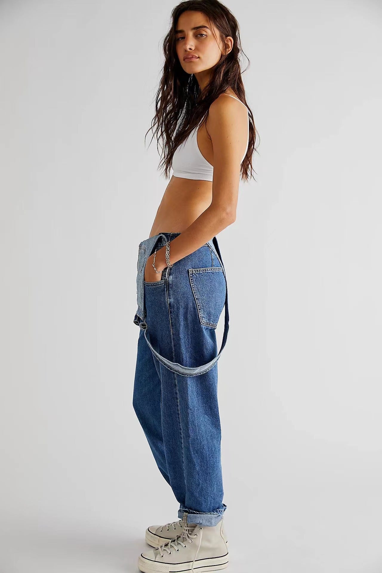 Women's Classic Denim Overalls