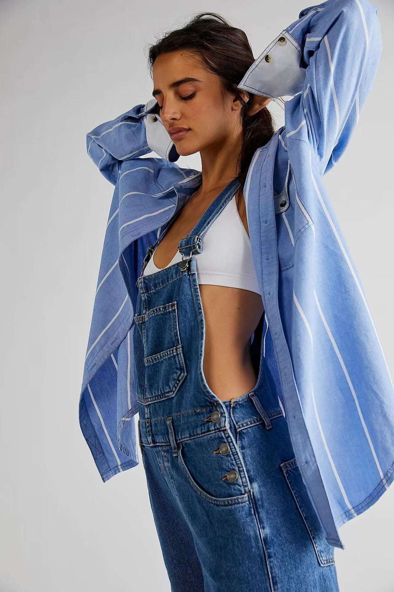Women's Classic Denim Overalls