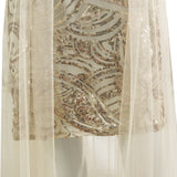 Women's Sequin Halter High-Low Cocktail Dress