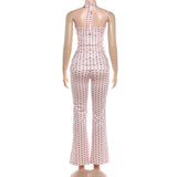 Women's Ribbed Crop Tank Top & Shorts Two-Piece Set