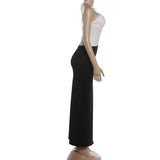 Women's Cutout Halter Slit Maxi Dress