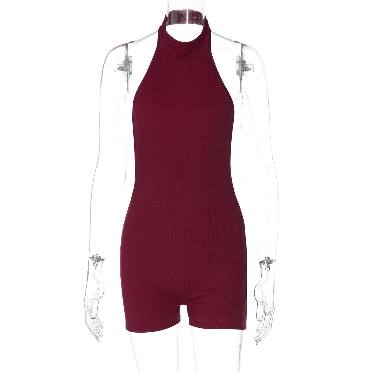 Women's Halter Neck Sleeveless Romper