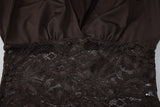 Women's Lace Panel V Neck Slim Fit Top
