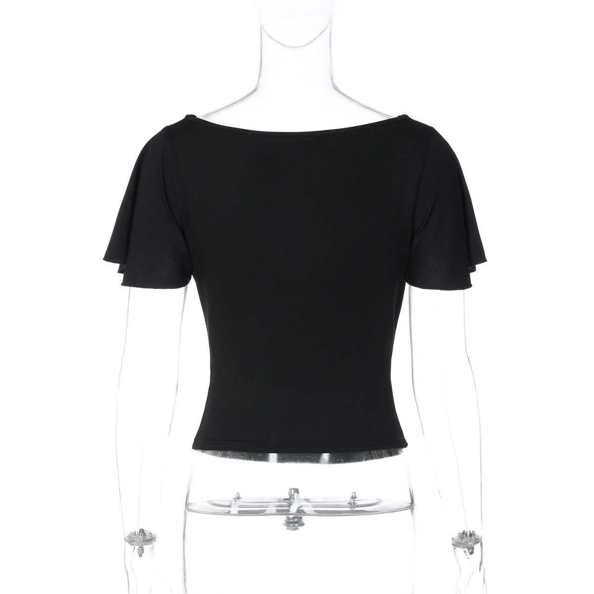 Women's Cowl Neck Beaded Trim Blouse Top