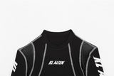 Long Sleeve Graphic Compression Bodysuit