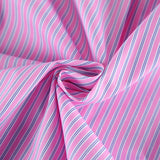 Women`s Striped Button Front Pajama Shorts Set
