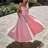 Sweetheart Neck Fit & Flare Maxi Dress
