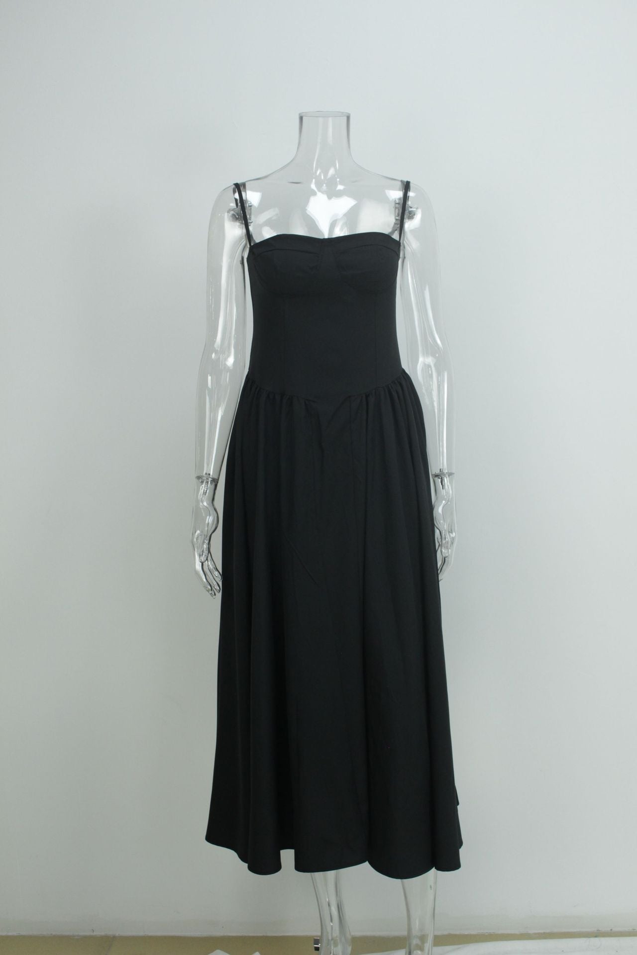 Sweetheart Neck Fit & Flare Maxi Dress