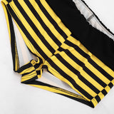 Striped Off Shoulder Top & Shorts Lounge Set
