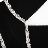 Lace Trim Halter Capri Jumpsuit for Women