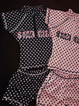 Polka Dot Zip Front Romper