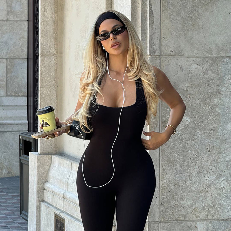 Sleeveless Bodycon Jumpsuit