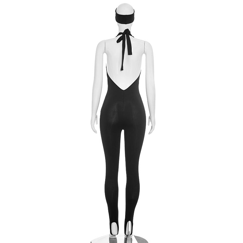 Sleeveless Bodycon Jumpsuit