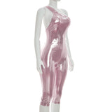 Halter Capri Bodycon Jumpsuit