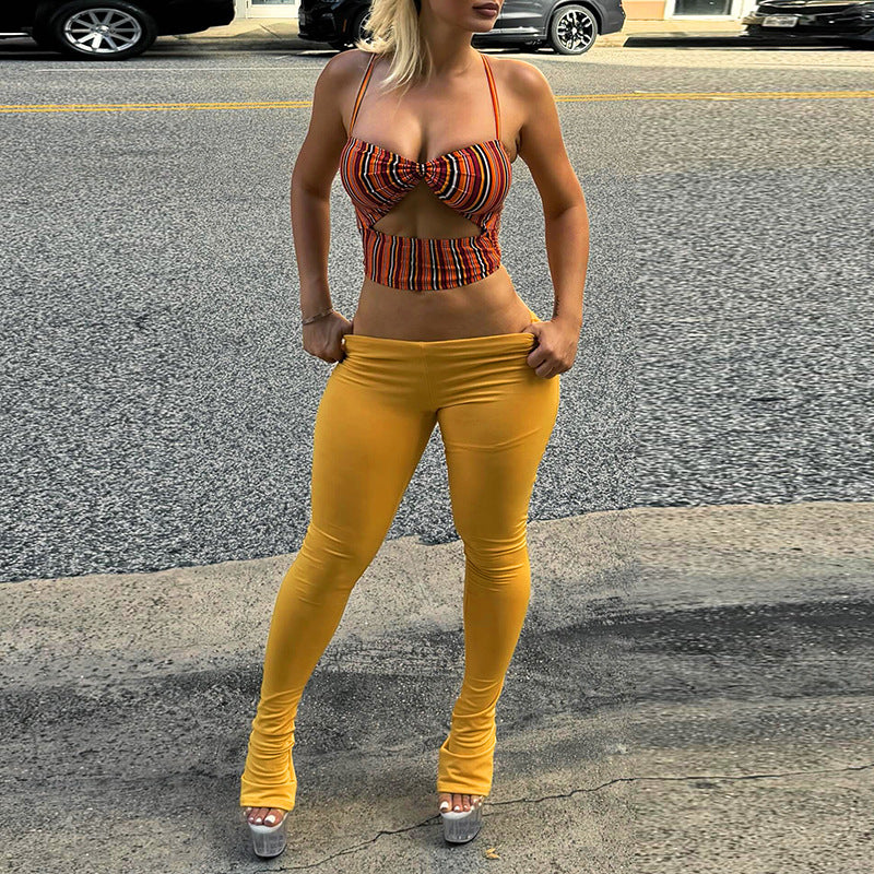 Women's Cutout Cami Top & Legging Set