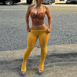 Women's Cutout Cami Top & Legging Set