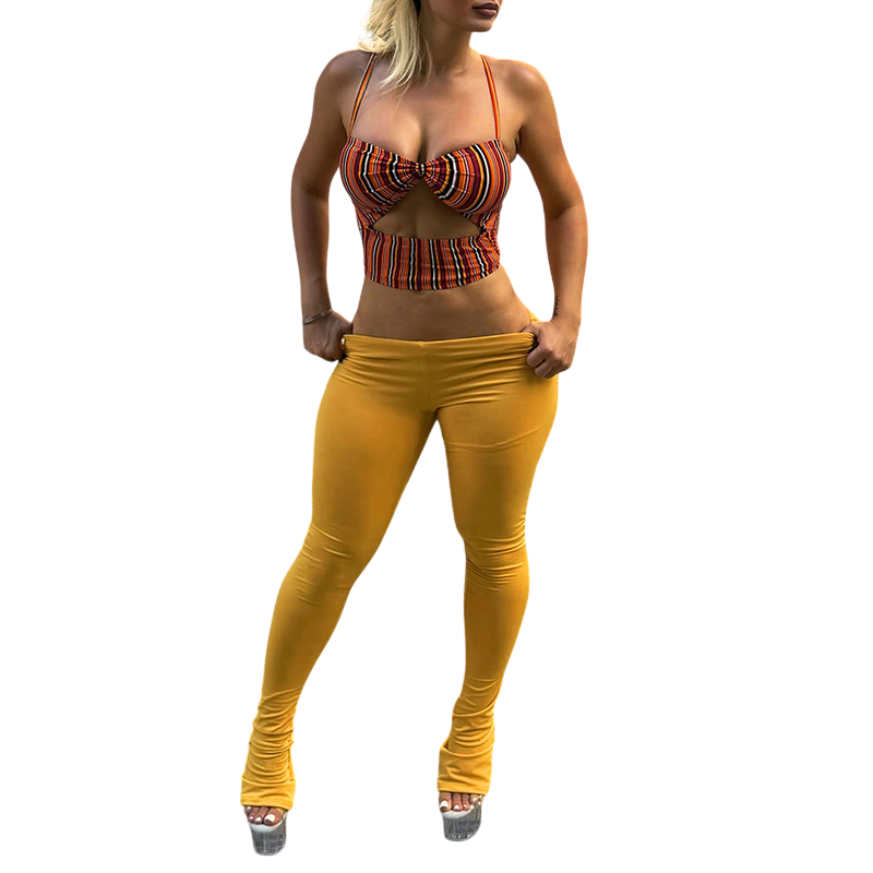 Women's Cutout Cami Top & Legging Set