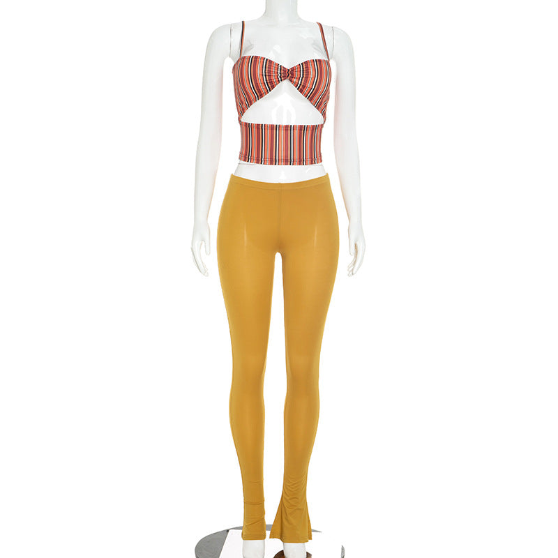 Women's Cutout Cami Top & Legging Set