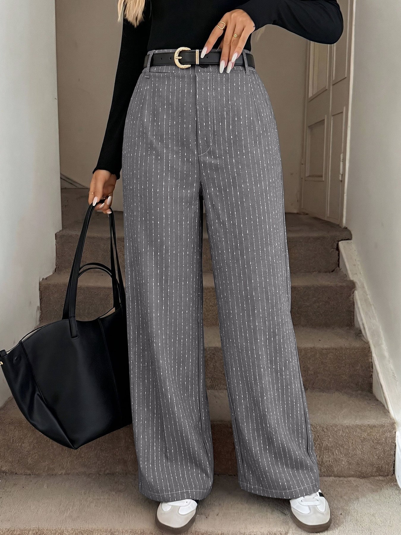 Women's High Waist Wide Leg Pants