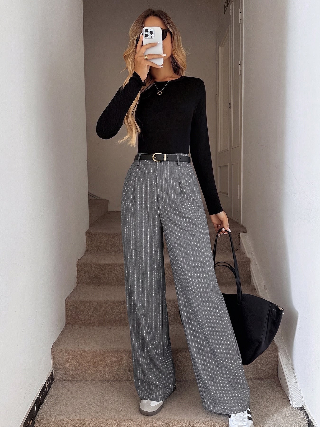 Women's High Waist Wide Leg Pants