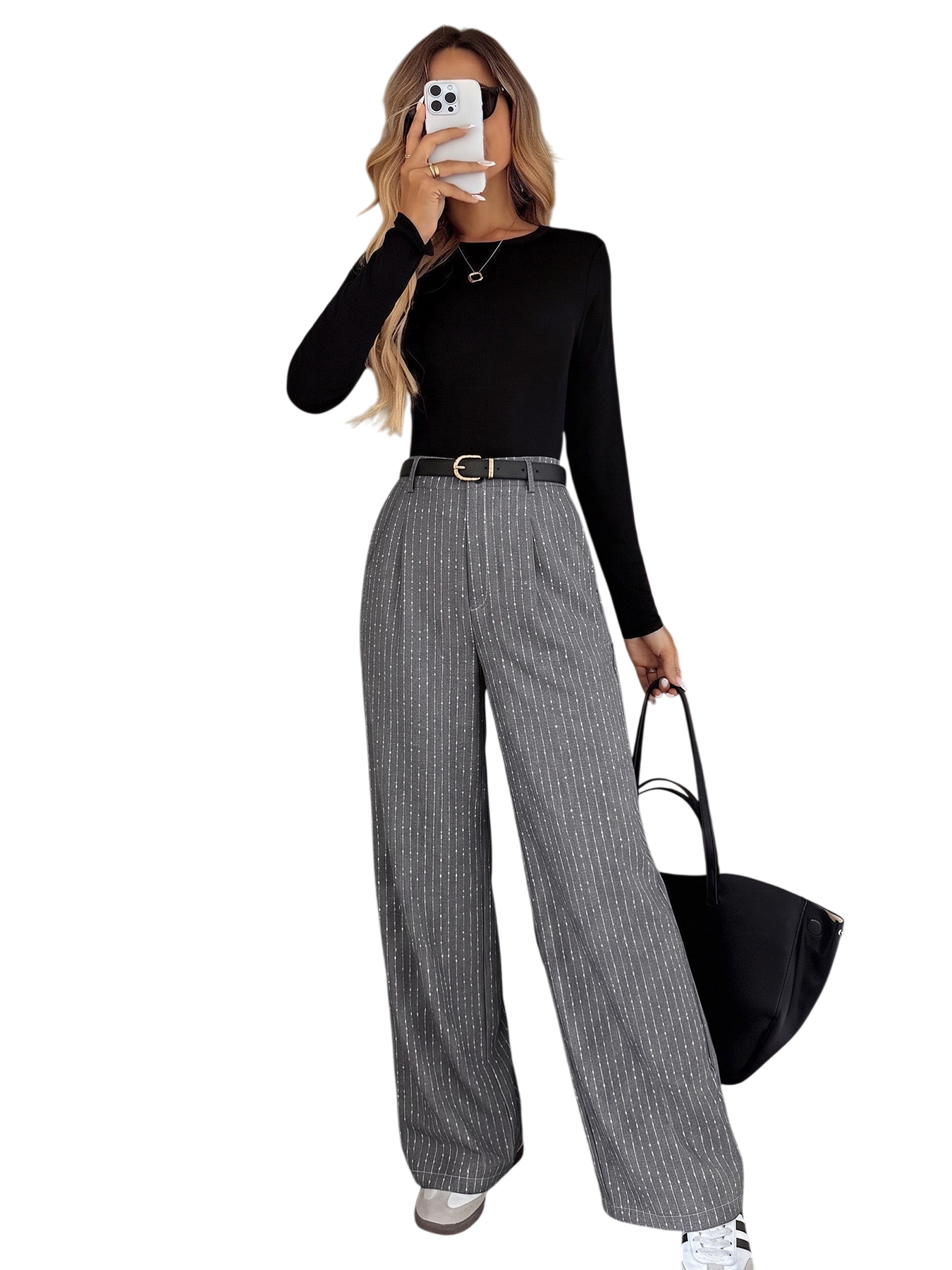 Women's High Waist Wide Leg Pants