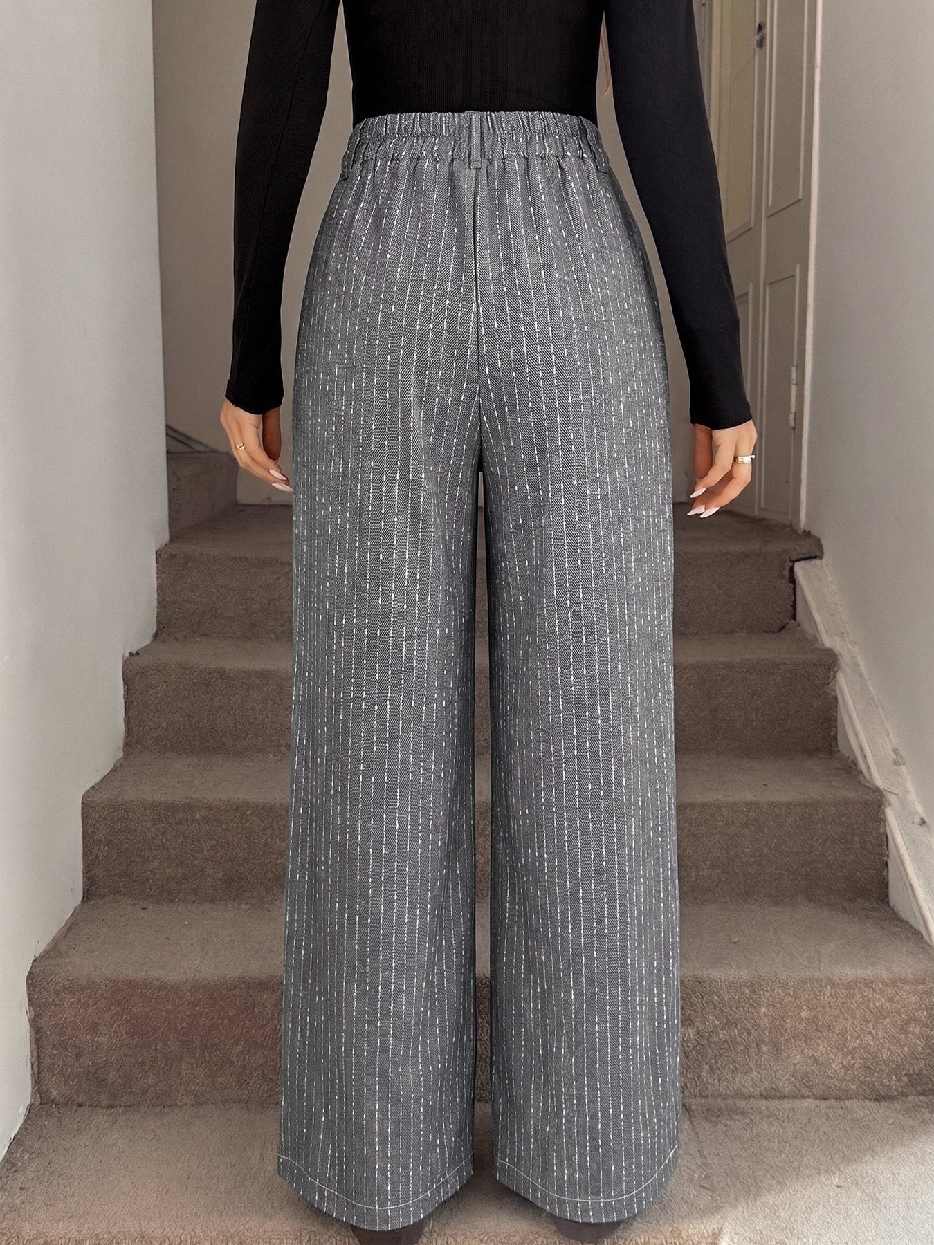 Women's High Waist Wide Leg Pants