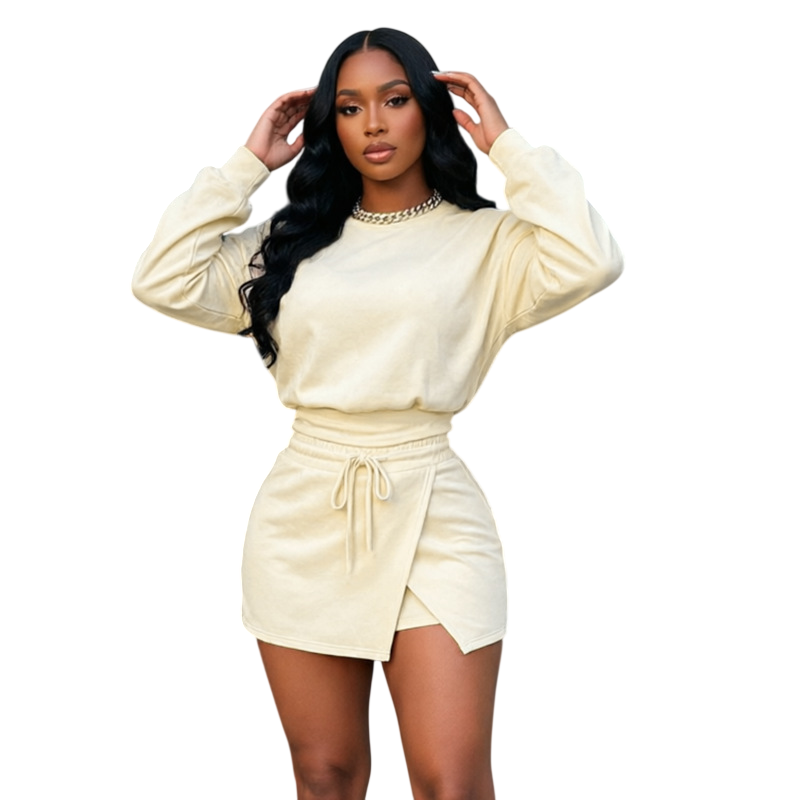 Women's Sweatshirt & Skort Set