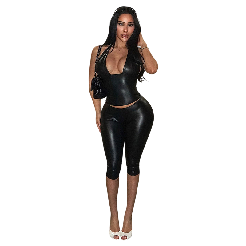 Women's Polyster Capri Set