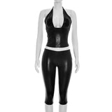 Women's Polyster Capri Set