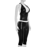 Women's Polyster Capri Set