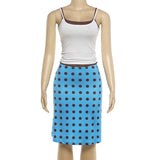 Women's Polka Dot Midi Skirt