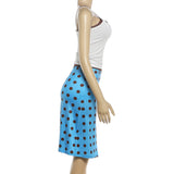 Women's Polka Dot Midi Skirt