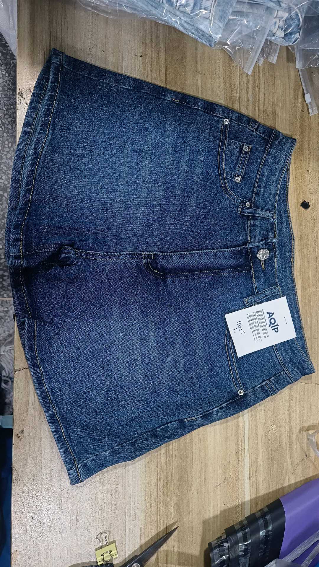 Women's High Waist Denim Shorts