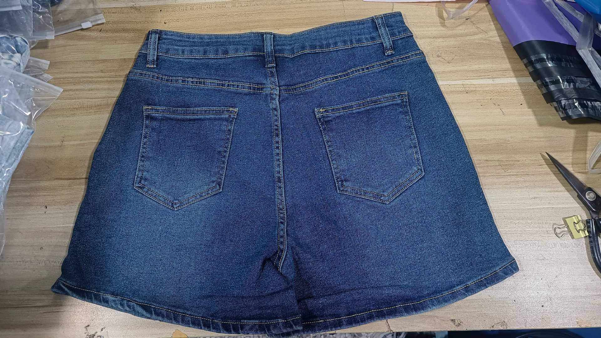 Women's High Waist Denim Shorts