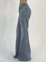 Women's Low Rise Flare Denim Jeans