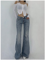 Women's Low Rise Flare Denim Jeans