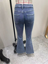 Women's Low Rise Flare Denim Jeans