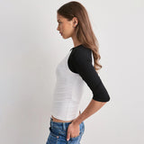 Women's Contrast Raglan Sleeve Tee