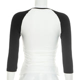 Women's Contrast Raglan Sleeve Tee